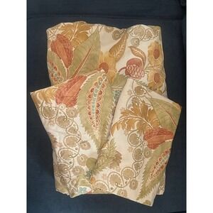 Pottery Barn Cassendra Palampore Duvet Cover Set Full Queen 2 Shams Green Brown